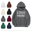 Customized Unisex Thick Fleece Pullover Hoodie