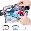Clear PVC Belt Bag with Interior Pocket