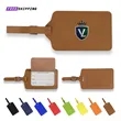 PU Leather Luggage Tag with Privacy Cover