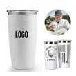 20 Oz Customized Golf Ball Insulated Tumbler