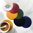 Round Leather Coaster