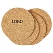 Round cork coaster