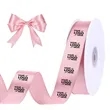 1" x Continuous 25 Yards Pink Satin Ribbon
