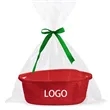 Gift Basket - Charming Red Wire Organizer with Handles