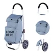 Two Wheels Folding Shopping Trolley Cart