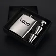 8Oz Stainless Steel Hip Flask Set