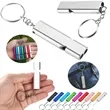 Double Tubes Whistle with Keychain