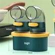 Precision Salt Dispenser with Dual Measuring Cups