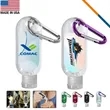 PureVibe Clear Bottle Clear Sanitizer With Carabiner - 1.9 O
