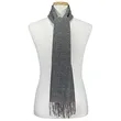 Dark Gray 100% Alpaca Scarf