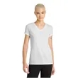 District Women's Perfect Blend CVC V-Neck Tee.