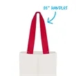 Good Value™ Cotton Colored Accent Flat Tote