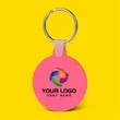 Round Shaped Silicone Keychain