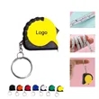 Mini tape measure with keychain