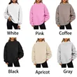Women's Oversized Turtleneck Sweatshirt