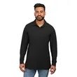 PALO Long Sleeve 100% Cotton Pique Polo - Men's