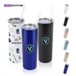 20 oz Skinny Stainless Steel Tumbler with Lid