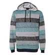 Burnside Men's Printed Stripes Fleece Sweatshirt