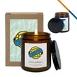 Scenro Amber Candle With Lid - 8 OZ.