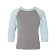 Next Level Youth CVC Three-Quarter Sleeve Raglan T-Shirt