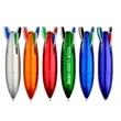4 In 1 Abs Rocket Shape Ballpoint Pen
