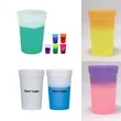 16 OZ Reusable color- changing Plastic Stadium Cups