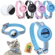 Night Safe Reflective Pet Cat Tracking Collar Set