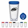 16oz Double-walled Plastic Cup with Push Lid