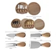 Wooden Handle Cheese Knife Set