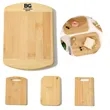 8" x 5.7" 2-Tone Bamboo Cutting Board In Stock
