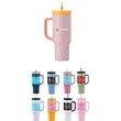 40 oz. Tumbler with Handle and Straw