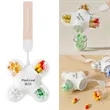 4 in 1 Pill Box Compact Medication & Vitamin Travel Case wit