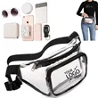 Unisex Transparent Waist Purse with Adjustable Belt