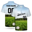 Custom Full Color Dye Sublimation Performance Polo Shirt