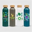 Eden-20 oz. Aluminum Water Bottle with Bamboo Lid