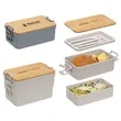 Chuckwagon Stackable Lunch Box With Bamboo Lid & Utensils
