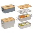 Chuckwagon Stackable Lunch Box With Bamboo Lid & Utensils