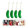 Glass Pickle Christmas Ornament