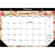 2026-2027 Desk Calendar,18-Month Watercolor Flower Design