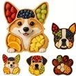 Dog Themed Deli Fruit Snack Tray