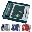 A5 Leather Notebook Insulated Thermos And Pen Gift Set