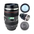 14oz Camera Lens Coffee Mug with Clear Lid