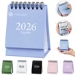 Home office school monthly small mini desk calendar 2026