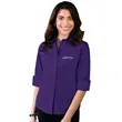 Ladies' 3/4 Sleeve Stretch Poplin Shirt