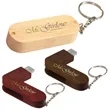 Universal Source® 16 GB Bamboo Bullet Keyring USB 2.0 Fla...