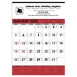 Triumph® Calendars Red & Black Contractor Memo Calendar