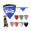 100% Cotton Canvas Pet Bandana Bib
