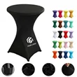 Wedding hotel elastic round cocktail table cover tablecloth