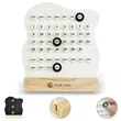 Retro home office decor gift wooden desk perpetual calendar
