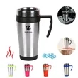 Portable travel stainless steel vacuum insulated coffee mug